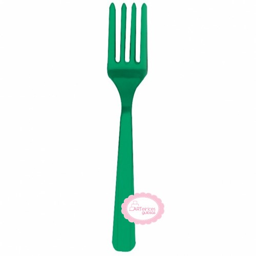 garfos Reutilizáveis Verde